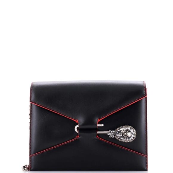Alexander McQueen Handbags - ALEXANDER MCQUEEN | pin envelope shoulder bag with box